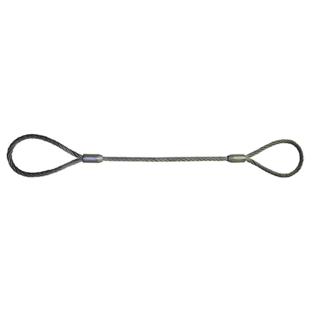 ESTROBO DE 3/16''X2M CABLE DE ACERO OJO OJO PROCEDENCIA CHINA