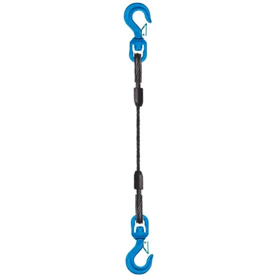 ESTROBO DE CABLE DE ACERO/ESLINGA/CADENA DE ''N'' METROS + ACCESORIOS AMERICAN BULL