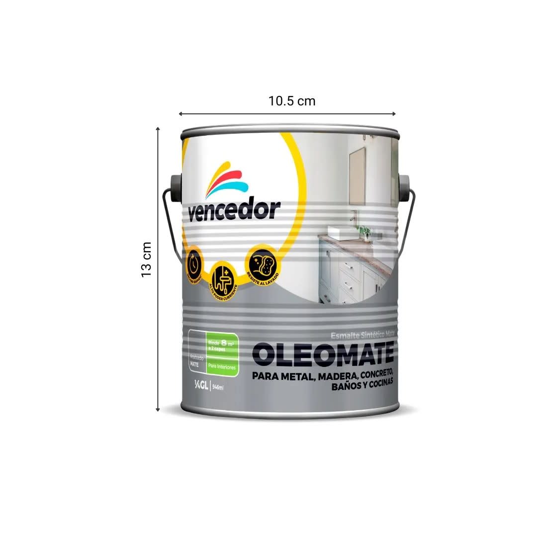 OLEOMATE NEGRO LATINADO 1/4 GALON VENCEDOR3