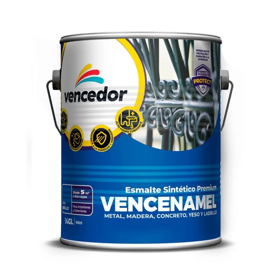 ESMALTE BLANCO 1/4 GALON. VENCENAMEL1