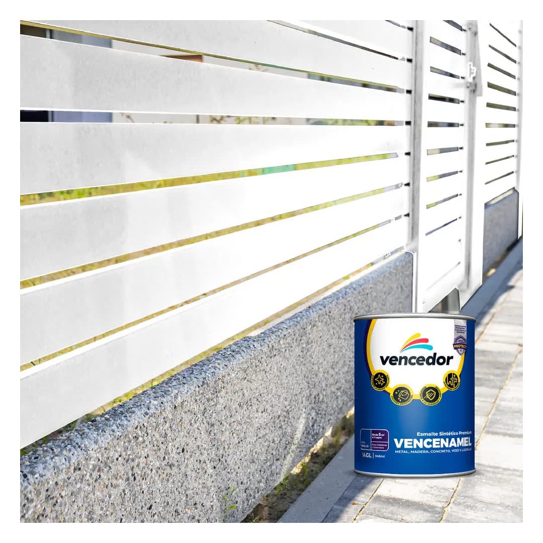 ESMALTE BLANCO 1/4 GALON. VENCENAMEL2