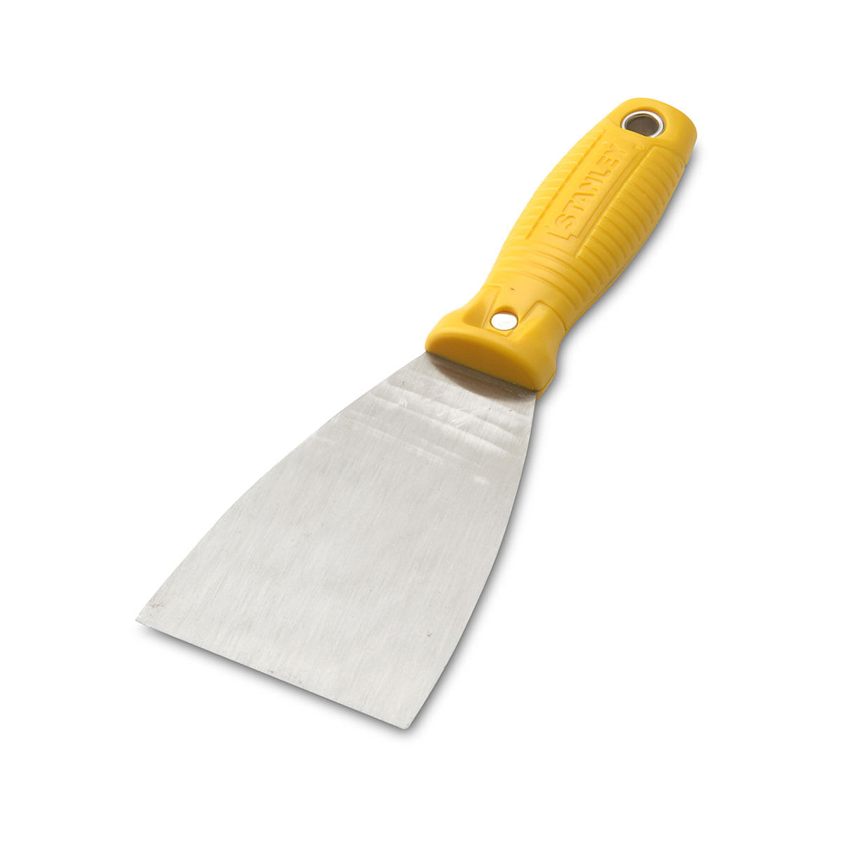 ESPATULA DE ACERO CON MANGO PLASTICO 3'' STANLEY