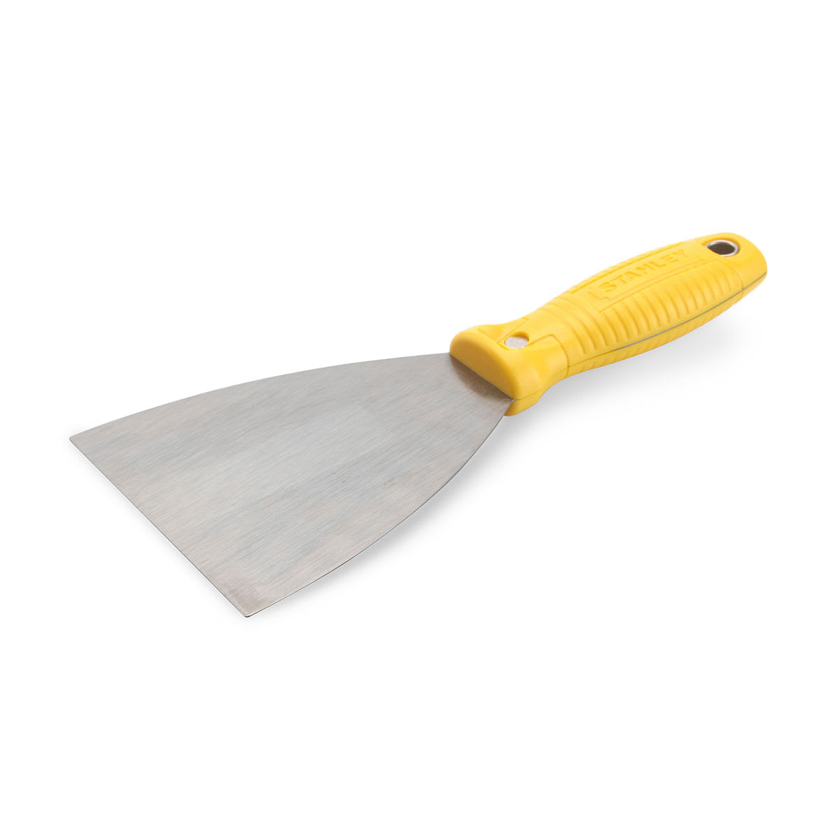 ESPATULA DE ACERO CON MANGO PLASTICO 4'' STANLEY