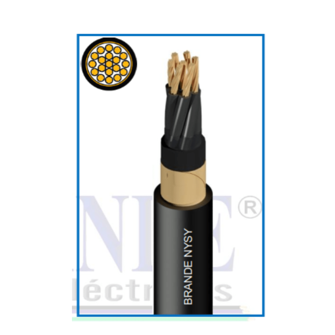 NYSY 0,6/1KV CABLE DE CONTROL 4x1,5MM BRANDE