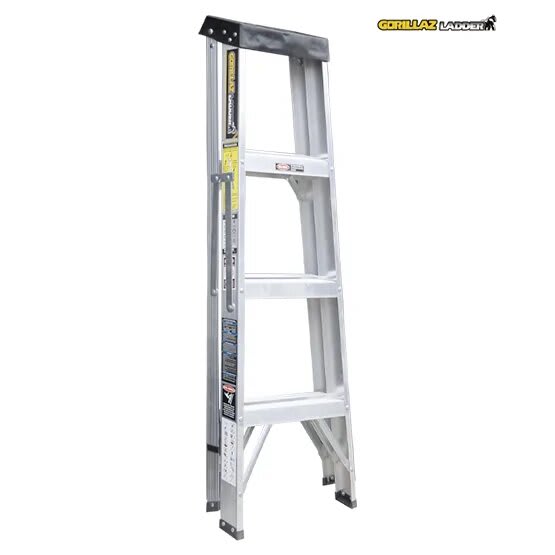 ALUMINIO ESCALERA TIJERA SIMPLE 1.22M GATS4-III 90KG GORILLAZ LADDER4