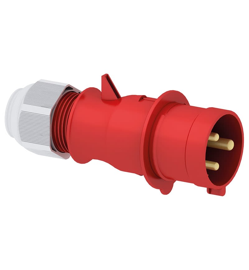 ENCHUFE AEREO 32A 2P+T 415V ROJO 9H IP44 MULTI-GRIP 21014-TLS BALS
