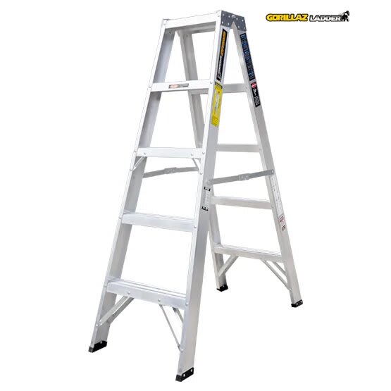 ALUMINIO ESCALERA TIJERA DOBLE 1.53M GATD5-II 102KG GORILLAZ LADDER3