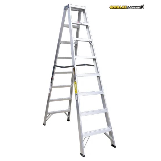 ALUMINIO ESCALERA TIJERA DOBLE 2.44M GATD8-II GORILLAZ 102KG2