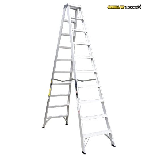 ALUMINIO ESCALERA TIJERA DOBLE 3.05M GATD10-II GORILLAZ 102KG2