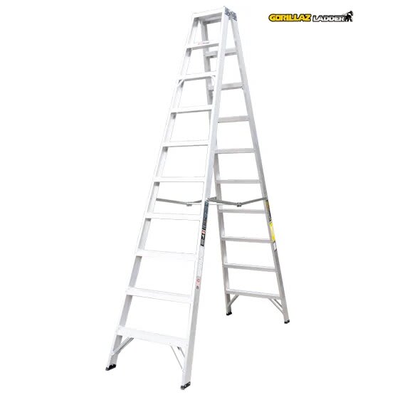 ALUMINIO ESCALERA TIJERA DOBLE 3.05M GATD10-II 102KG GORILLAZ LADDER3