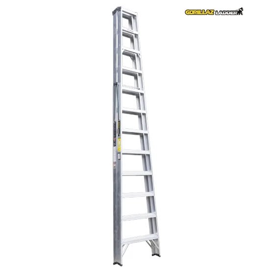 ALUMINIO ESCALERA TIJERA DOBLE 3.66M GATD12-II GORILLAZ 102KG4