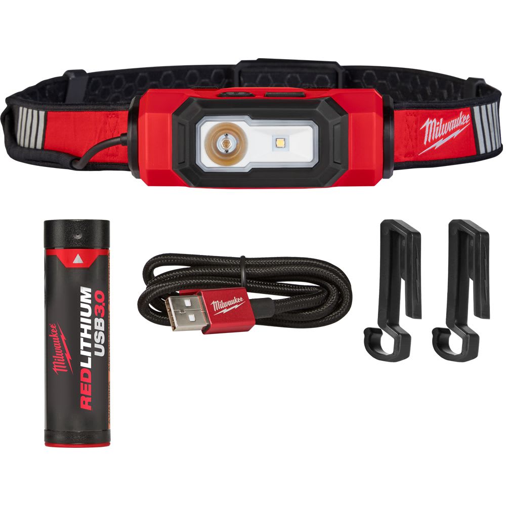 LINTERNA PARA CASCO LED 25-600LM.IP54. HEAVY DUTY 2116-21 MILWAUKEE3