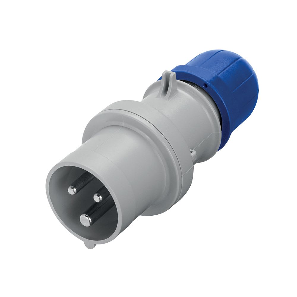 ENCHUFE INDUSTRIAL 2X16A+T 250V IP44 6H OPTIMA 213.1633 SCAME