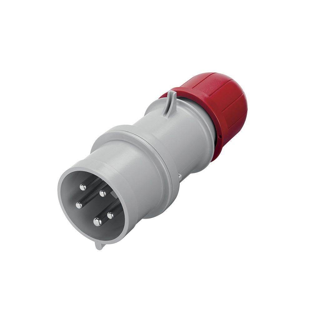 ENCHUFE INDUSTRIAL 3X32A+N+T 415V IP44 6H OPTIMA 213.3237 SCAME1