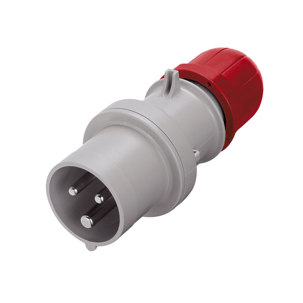 ENCHUFE INDUSTRIAL 2X32A+T 415V IP44 9H OPTIMA 213.3238 SCAME