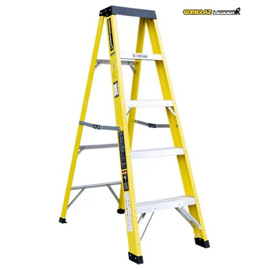 FIBRA ESCALERA TIJERA SIMPLE 1.53M GFTS5-II GORILLAZ 102KG2