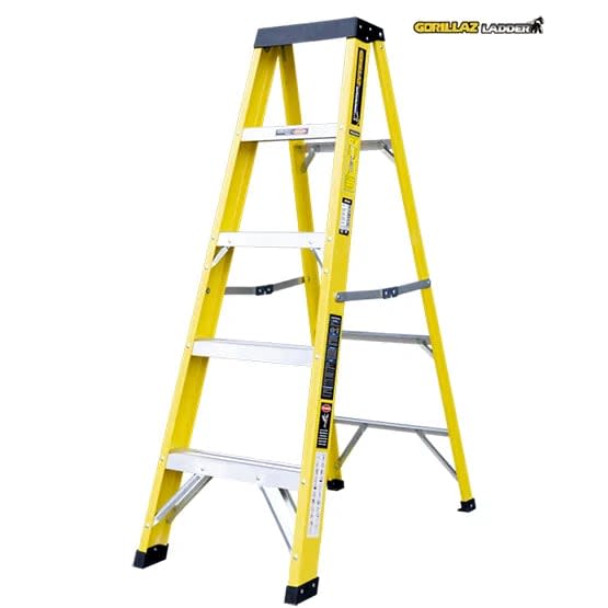 FIBRA ESCALERA TIJERA SIMPLE 1.53M GFTS5-II 102KG GORILLAZ LADDER3
