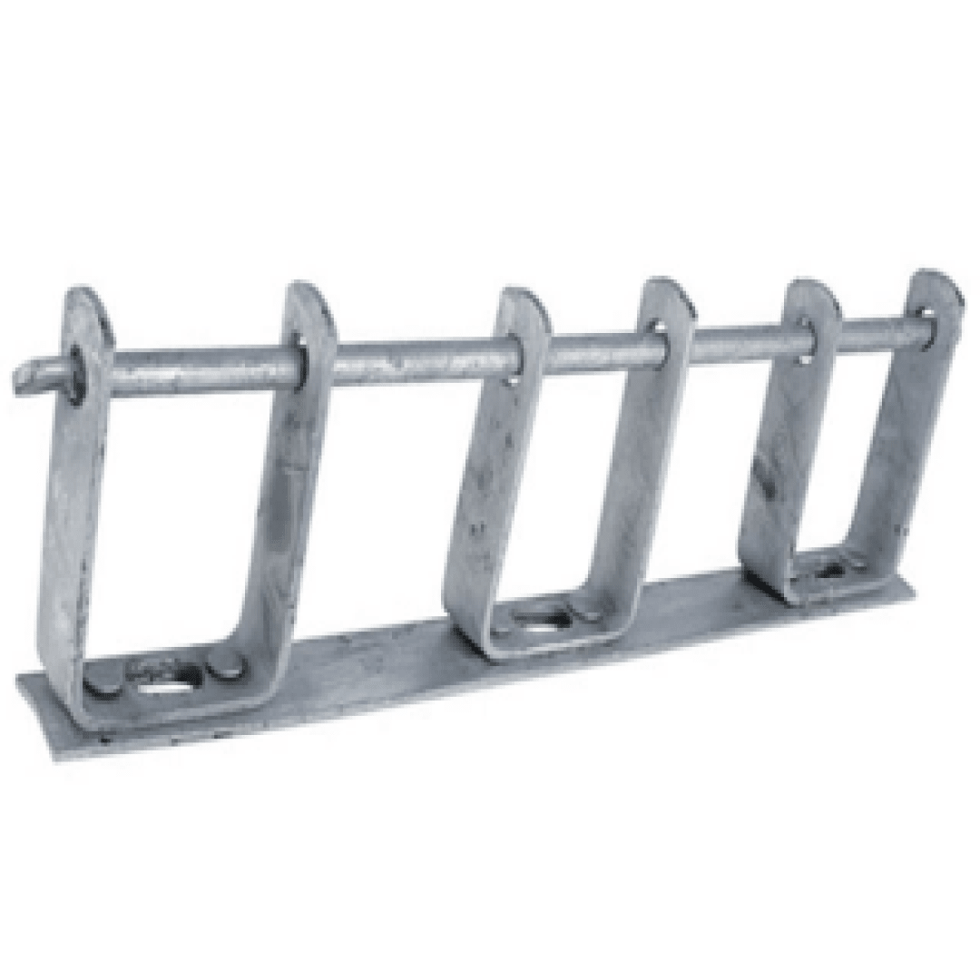PORTALINEA PARA AISLADORES  CARRETE 3 VIAS 53-2 150X400MM Ø 1/2'' GALV CALIENTE AP5476012 ARAGCU BT2