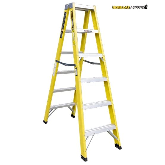 FIBRA ESCALERA TIJERA DOBLE 1.83M GFTD6-II 102KG GORILLAZ LADDER2