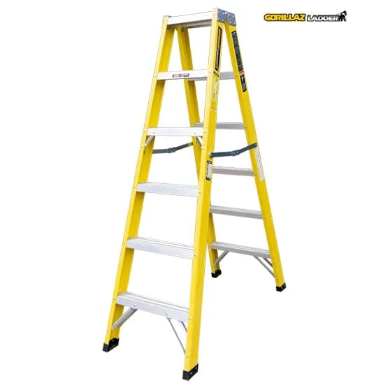 FIBRA ESCALERA TIJERA DOBLE 1.83M GFTD6-II 102KG GORILLAZ LADDER3