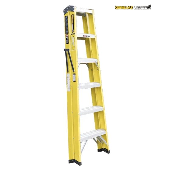 FIBRA ESCALERA TIJERA DOBLE 1.83M GFTD6-II GORILLAZ 102KG4
