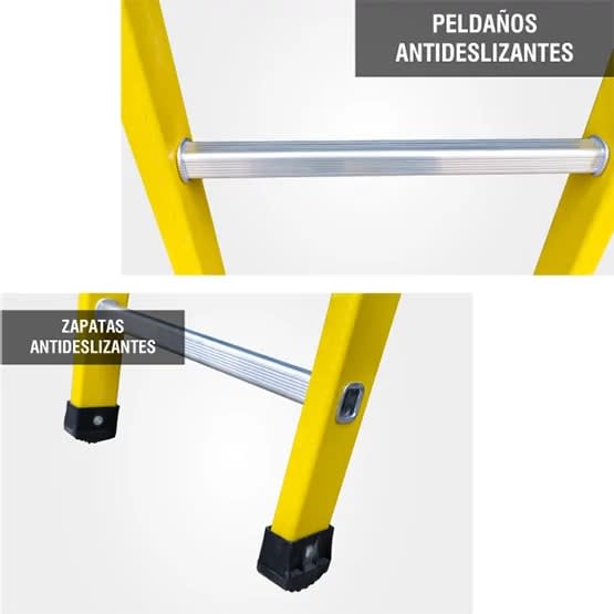 FIBRA ESCALERA APOYO 4.27M GFA14-IA 150KG GORILLAZ LADDER4