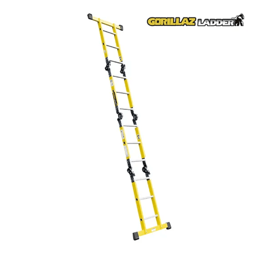 ESCALERA FIBRA MULTIPROPOSITO GFM12 IA+ PASOS 150KG GORILLAZ3