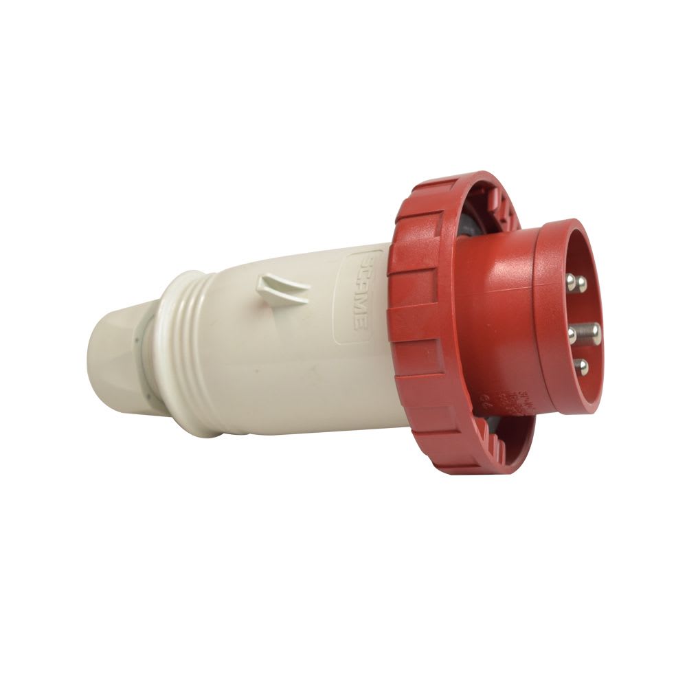 ENCHUFE INDUSTRIAL 3X16A+N+T 415V IP67 6H EUREKA 216.1637 SCAME1