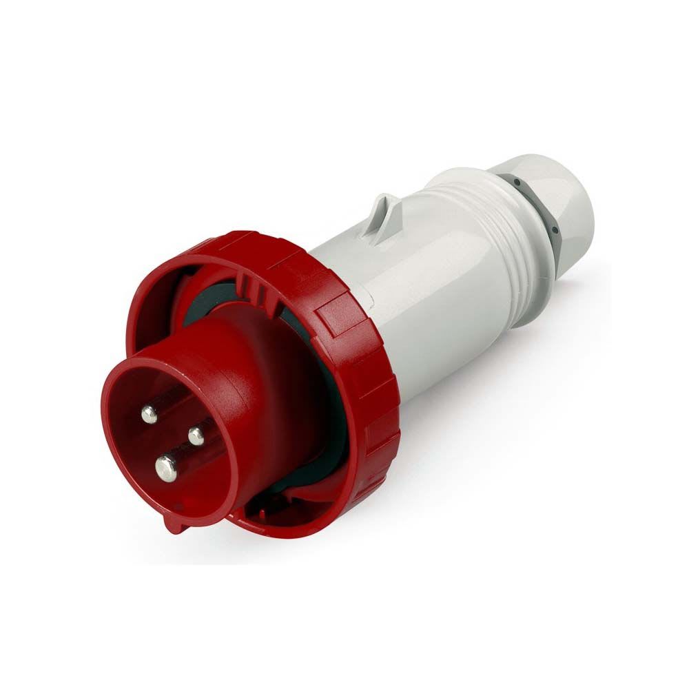 ENCHUFE INDUSTRIAL 2X32A+T 415V IP67 9H EUREKA 216.3238 SCAME
