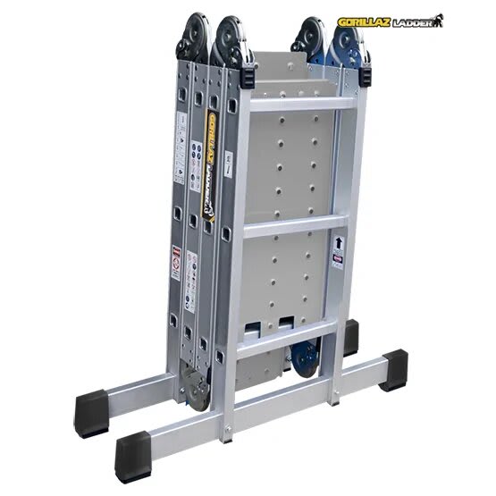 ALUMINIO ESCALERA MULTIPROPOSITO GAM12-IA+ PASOS GORILLAZ 150KG5