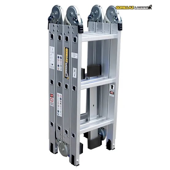 ALUMINIO ESCALERA MULTIPROPOSITO GAM12-IA+ PASOS 150KG GORILLAZ LADDER6