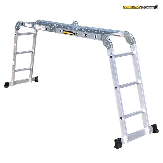 ALUMINIO ESCALERA MULTIPROPOSITO GAM12-IA+ PASOS 150KG GORILLAZ LADDER7