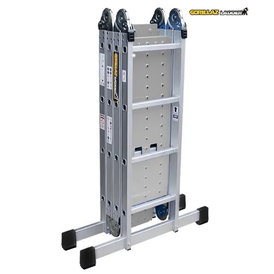 ALUMINIO ESCALERA MULTIPROPOSITO GAM16-IA+ PASOS GORILLAZ 150KG5