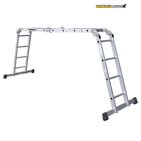 ALUMINIO ESCALERA MULTIPROPOSITO GAM16-IA+ PASOS 150KG GORILLAZ LADDER7