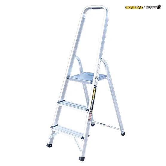 ALUMINIO ESCALERA BANQUETA 0.62M GAB3-IA 150KG GORILLAZ LADDER3