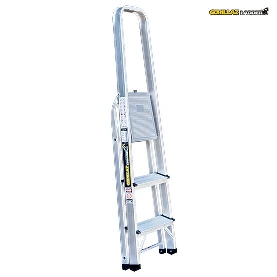 ALUMINIO ESCALERA BANQUETA 0.62M GAB3-IA 150KG GORILLAZ LADDER4