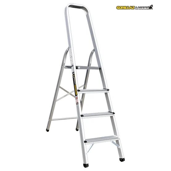 ALUMINIO ESCALERA BANQUETA 0.84M GAB4-IA 150KG GORILLAZ LADDER2
