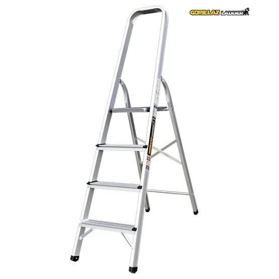 ALUMINIO ESCALERA BANQUETA 0.84M GAB4-IA 150KG GORILLAZ LADDER3