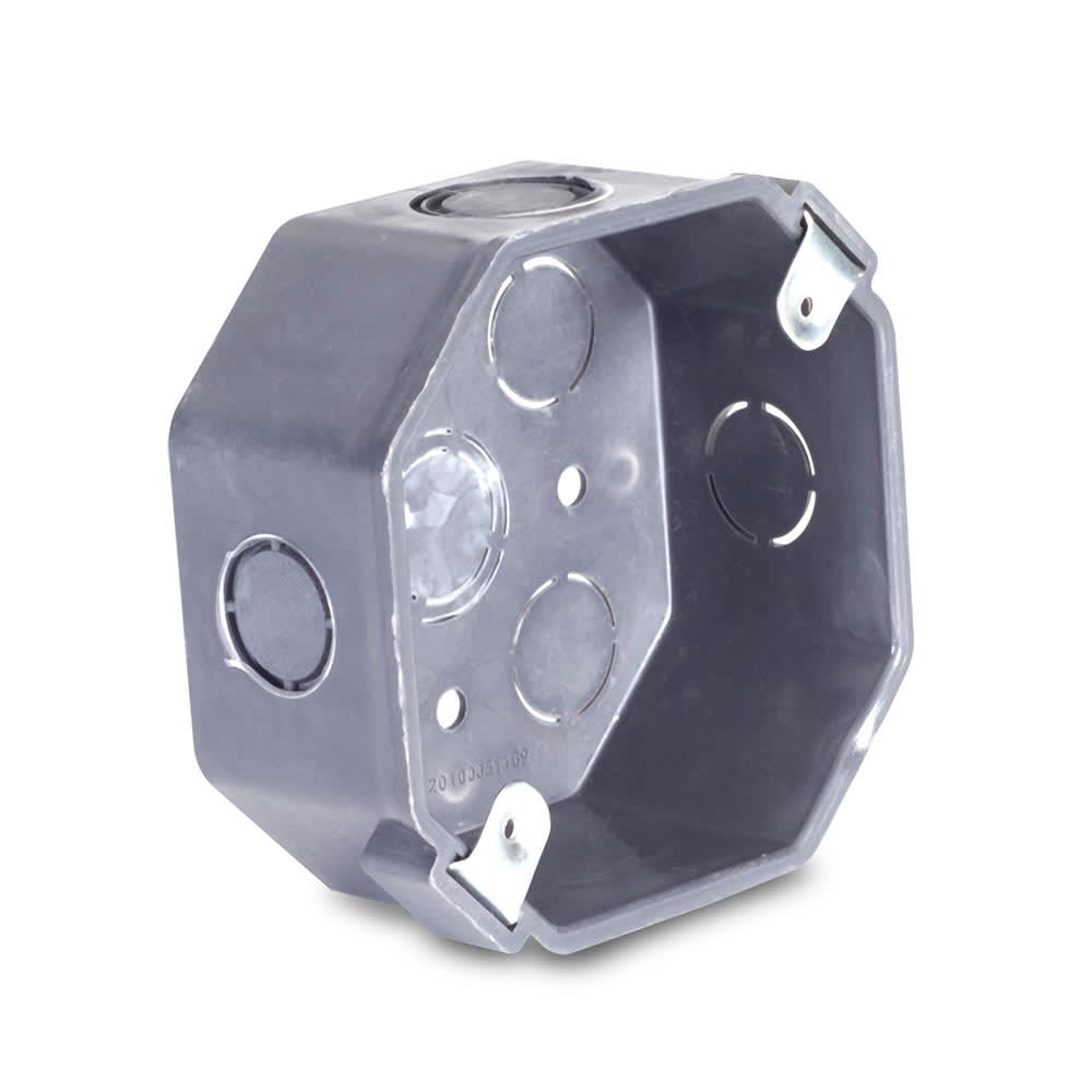 CAJA OCTOGONAL PVC 4X4'' NICOLL