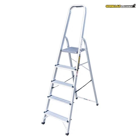 ALUMINIO ESCALERA BANQUETA 1.06M GAB5-IA 150KG GORILLAZ LADDER3