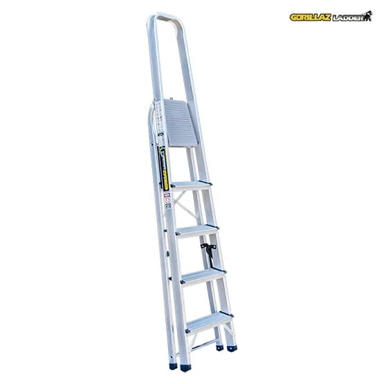 ALUMINIO ESCALERA BANQUETA 1.06M GAB5-IA 150KG GORILLAZ LADDER4