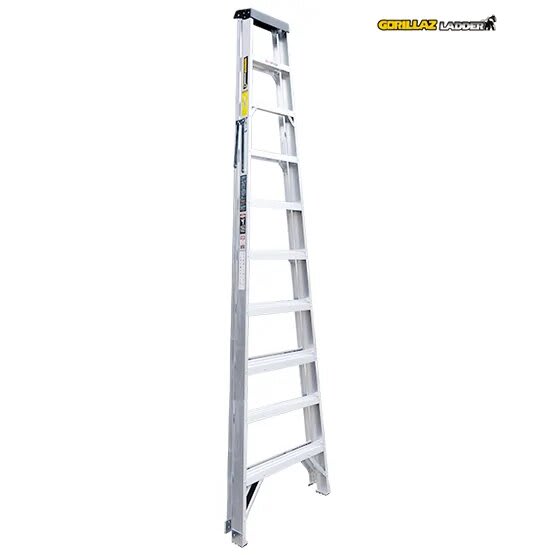 ALUMINIO ESCALERA TIJERA SIMPLE 3.05M GATS10-IA GORILLAZ 136KG4