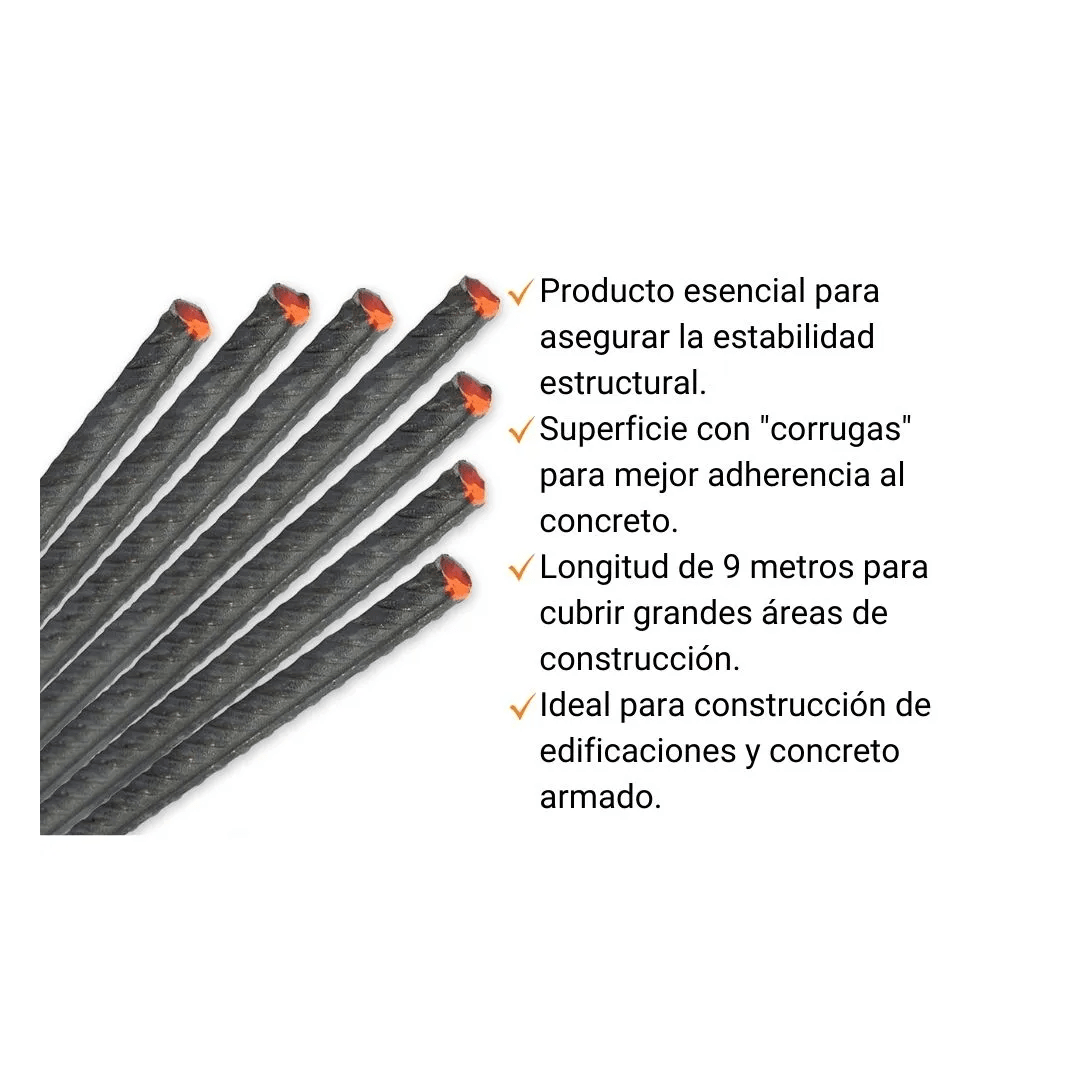 FIERRO 5/8''X9M A615 GRADO 62 ASTM ACERO PARA CONSTRUCCION ACEROS AREQUIPA2