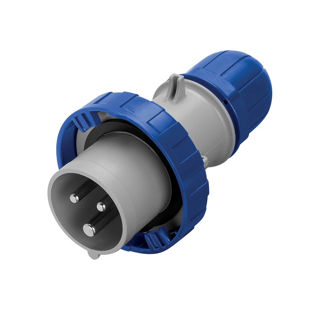 ENCHUFE INDUSTRIAL 2X16A+T 250V IP67 6H OPTIMA 218.1633 SCAME
