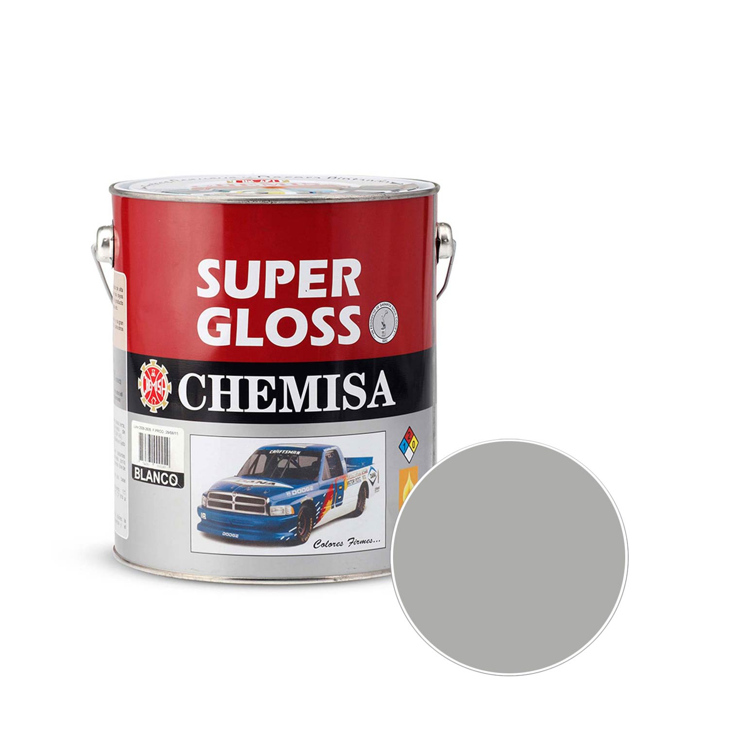 ESMALTE GLOSS ALUMINIO 1 GALÓN CHEMISA1