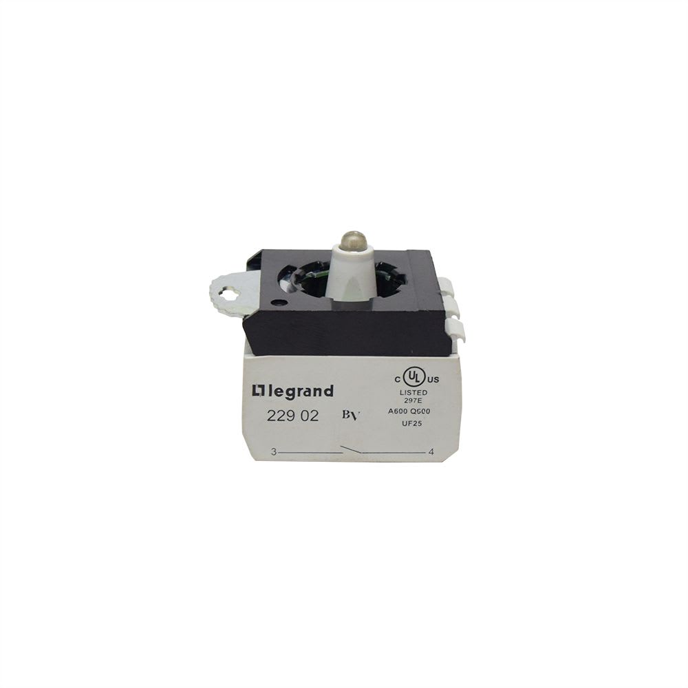 CUERPO PARA PULSADOR LUMINOSO ROJO C/BLOCK 2NA C/LED 23017 LEGRAND2