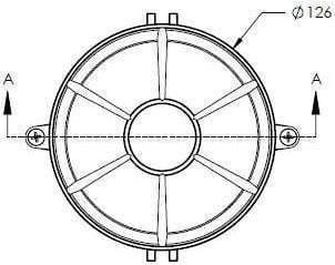 FANAL CIRCULAR LED DE 15W 24V-220V HERMETICO IP67 FCT/LB15W24V FCT/LB15W220V AIBAR1