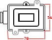 INTERRUPTOR INDUSTRIAL S/TAPA SIMPLE 15A IRS/15 AIBAR3