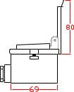 INTERRUPTOR INDUSTRIAL C/TAPA SIMPLE 15A IRS/T15 AIBAR2
