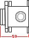 INTERRUPTOR INDUSTRIAL S/TAPA SIMPLE 15A BRONCE IRS/15 PBR AIBAR1